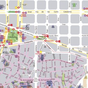 Mapa de Barcelona