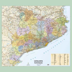 Mapa Catalunya Comarcas
