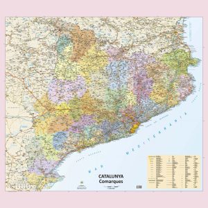Mapa carreteras Catalunya