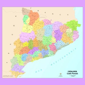 Mapa comarcal Catalunya