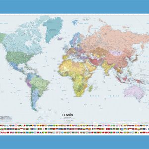 Mapa del Mundo en catalán